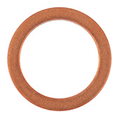 Zaptivni prsten colni DIN 7603 oblik A, H 2 mm bakar