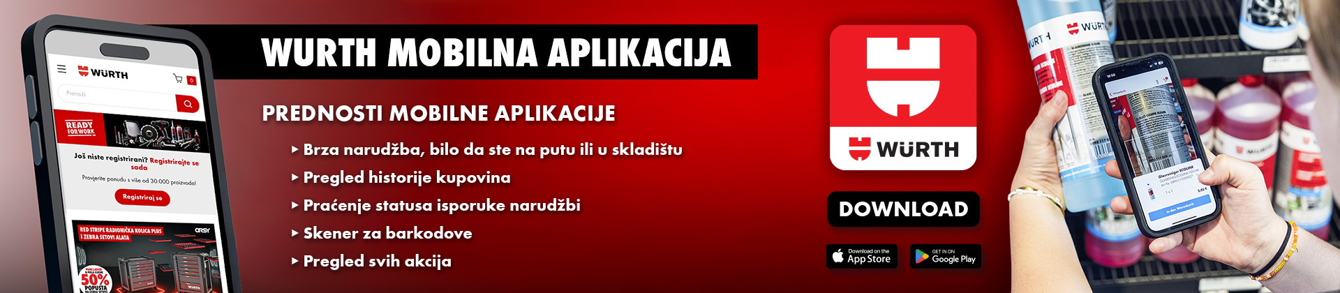 Wurth BH Mobilna Aplikacija