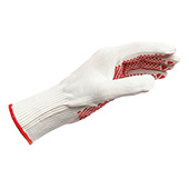 Zaštitne, fino pletene rukavice poliamid-pamuk