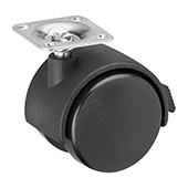 Dvostruki okretni točkić sa pločicom i kočnicom Metafranc Dvostruki okretni točkić sa pločicom i kočnicom Metafranc