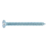 Vijak za lim lecaste glave za pokrivnu kapu sa krst. H prihv. celik plavo ci