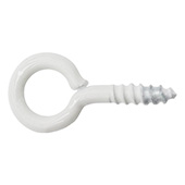 Prsten vijak sa navojem za drvo bijelo plastificiran Connex Prsten vijak sa navojem za drvo bijelo plastificiran Connex