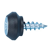 Vijci za proz. okapnice sa navoj. vrhom i plast. gl. krst. H celik plav cinc Vijci za proz. okapnice sa navoj. vrhom i plast. gl. krst. H celik plav cinc