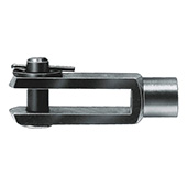 Viljuškasti zglob sa rascjepkom DIN 71751 celik cincan plavo pasiviran Viljuškasti zglob sa rascjepkom DIN 71751 celik cincan plavo pasiviran