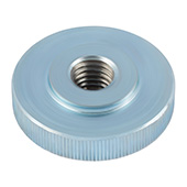 Nareckana navrtka sniženog oblika DIN 467 celik 5 plavo cincan