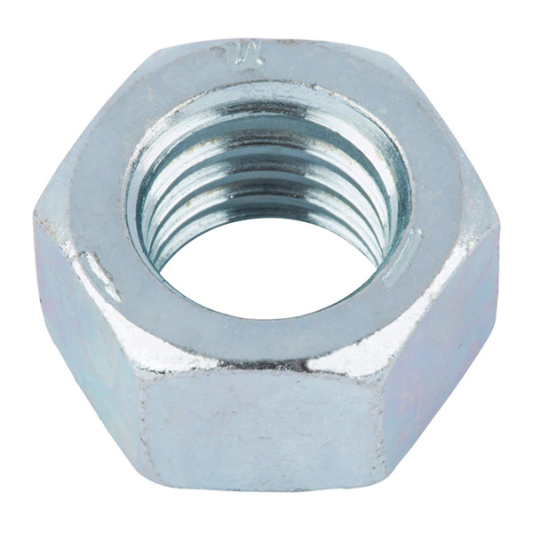 Šestougaona navrtka DIN 934, čelik I6I/I8I, pocinčani, plavo pasiviran Šestougaona navrtka DIN 934, čelik I6I/I8I, pocinčani, plavo pasiviran