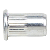 Zakivna navrtka sa ravnom zaoblj. glavom i nareckanim vratom nehrd. celik A2 Zakivna navrtka sa ravnom zaoblj. glavom i nareckanim vratom nehrd. celik A2