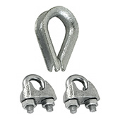 Set za omcu na sajli, pocincani 3 dijela, Connex