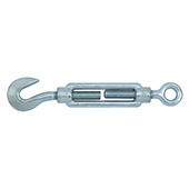 Zatega sa kukom i ocicom DIN 1480 celik plavo cincan