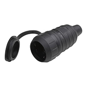 Šuko uticnica gumena za produžni kabl Meister Šuko uticnica gumena za produžni kabl Meister