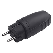 Spojni šuko utikac potpuno gumeni Meister Spojni šuko utikac potpuno gumeni Meister