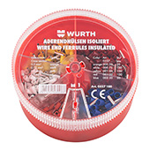 Cjevaste kablovske stopice, izolirane, set Cjevaste kablovske stopice, izolirane, set