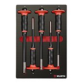 Set izbijača 8-16mm, 5 dijelni