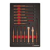 Set probojaca i udarnih alata 4.4.1 14 dijelova