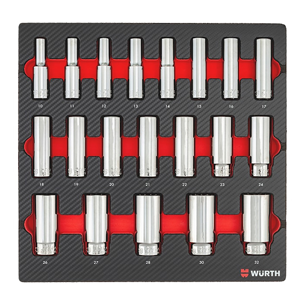Set nasadnih ključeva 1/2 col dugih 12-ugaoni 6.4.1, 20-dijelni
