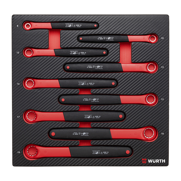 Set okastih ključeva VDE 6.4.1, 9-dijelni