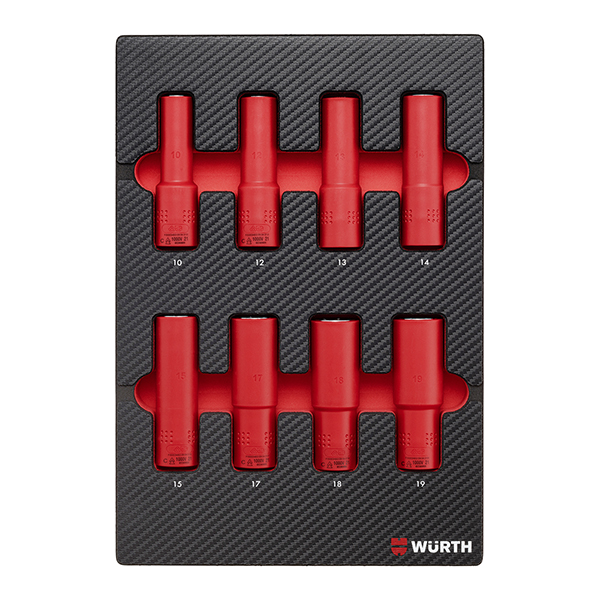 Set nasadnih ključeva 1/2 col VDE 4.4.1, 8-dijelni