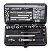 1/4 col Nasadni kljuc-Set 16-dijelni