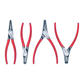 Set kliješta za sigurnosne prstene Oblik A/B/C/D