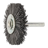Okrugla cetka sa brusnim žicama sa drškom
