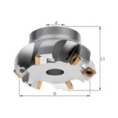 ATORN Glodacka glava za ceonu obradu 45st za plocicu SEET/SEEW1204