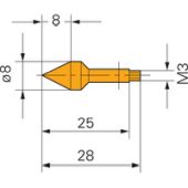 ORION Konično mjerno ticalo za uređaj za mjerenje visine
