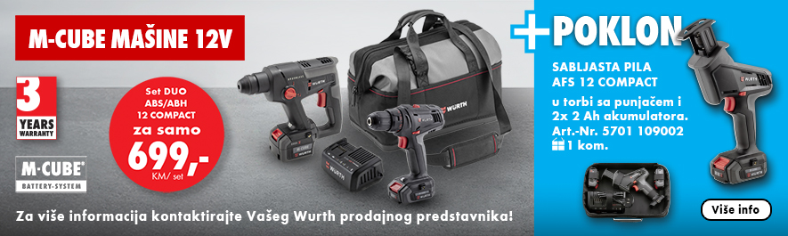 M-CUBE MAŠINE 12V- Upper right