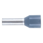 Cjevasta kablovska stopica sa plastičnom čahurom, Cjevasta/siva/2,5X8,0 mm                
