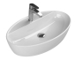Nadpultni umivaonik One, oval s otvorom                          