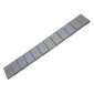 Samoljepljivi čelični teg za balansiranje aluminijskih felgi TIP 397U, 12X5g                                   