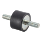 Gumeno-metalni odbojnik Tip A, 30X20-M8