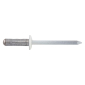 Slijepa zakovica ravne zaobljene glave Alu/INOX, lakirana, RAL9010, 4X10
