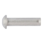 Zakovica ravne poluokrugle glave DIN 660 aluminijum, 3X8                                     