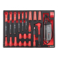 Set nasadnih ključeva 3/8 col VDE 8.4.1, 24-dijelni