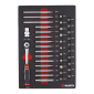 Set miješanih biteva 4.4.1, 38-dijelni, Carbon                                  