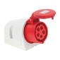 Utični konektor, CEE zidna utičnica, 16A/250V/IP44/petopolna                 