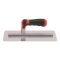 Gletarica INOX zaobljenih uglova, 2K ručka, 280 x 130 mm