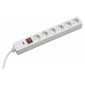 Razvodnik Meister, 6 djl, bijeli, 1.4m, prekidač, SPD      