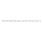 Lanac za satove Connex, bijelo plastificirano 8x2,8x1,6mm       