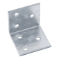 Spojna ugaona pločica, lagana, DIN EN 10346, Connex, 40x40x2mm                               
