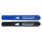 Marker permanentni Werkzeyt, 4.5mm crni/plavi                        