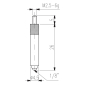 Mjerno ticalo M2.5, TIP 17 ČELIČNI 26mm                     