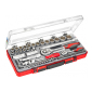 Set nasadnih ključeva 1/4inch-1/2inch, Connex, 67djl.                                  