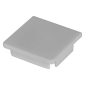 Završni čepovi aluminijskih profila za LED traku, Ledvance, 26x26mm, siva                           