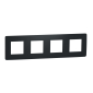 Dekorativni standardni okvir Unica 4x2 modula, Antracit                                